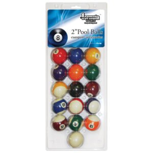 9064 Recreational Pool Balls Blister 2in LR 2